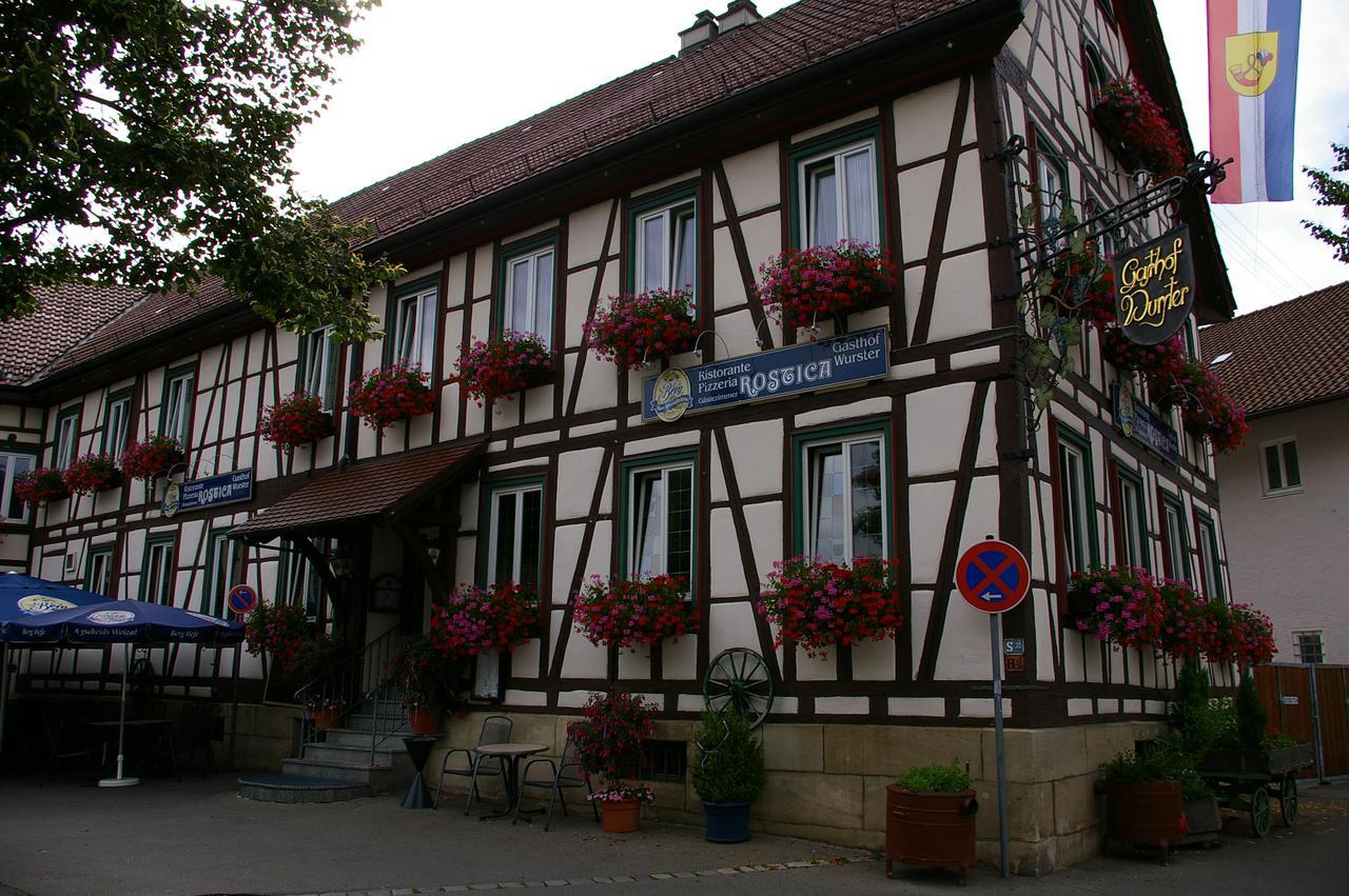 Hotel Ristorante Rostica Bad Urach Kültér fotó