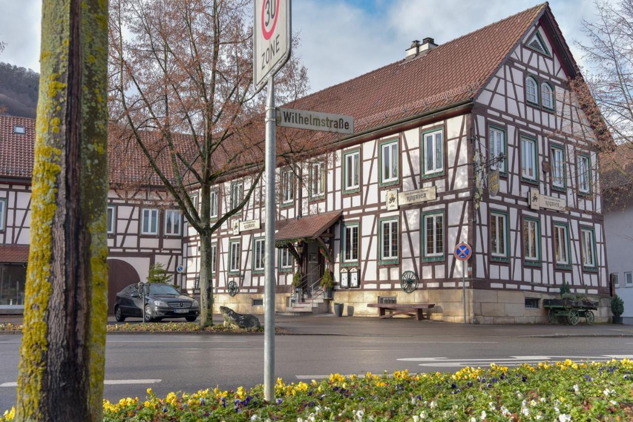 Hotel Ristorante Rostica Bad Urach Kültér fotó
